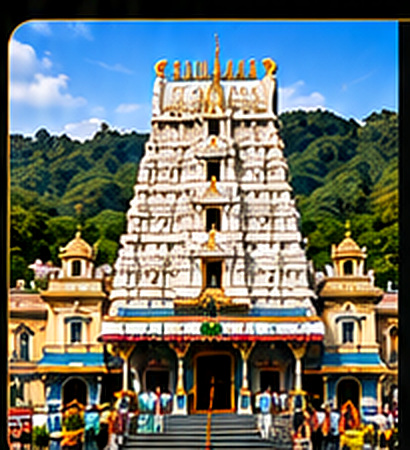 Tirupati temple landscape